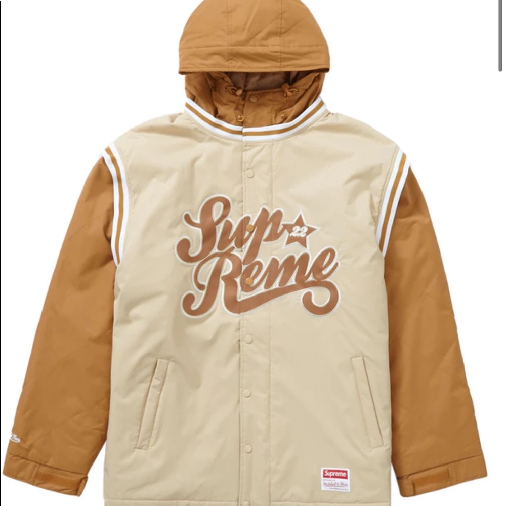 SUPREME Mitchell & Ness Quilted Sports Jacket